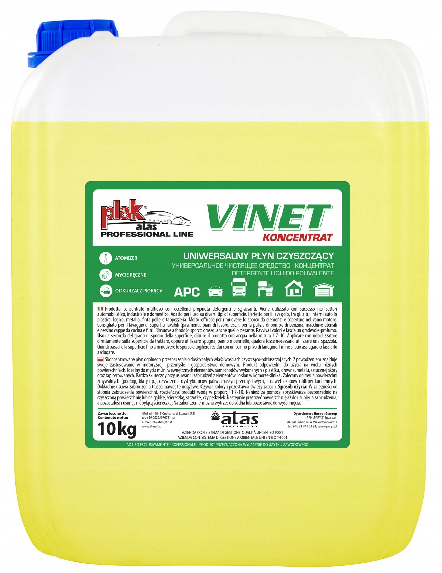 

Plak atas Vinet Preparat Czyszczący 10kg