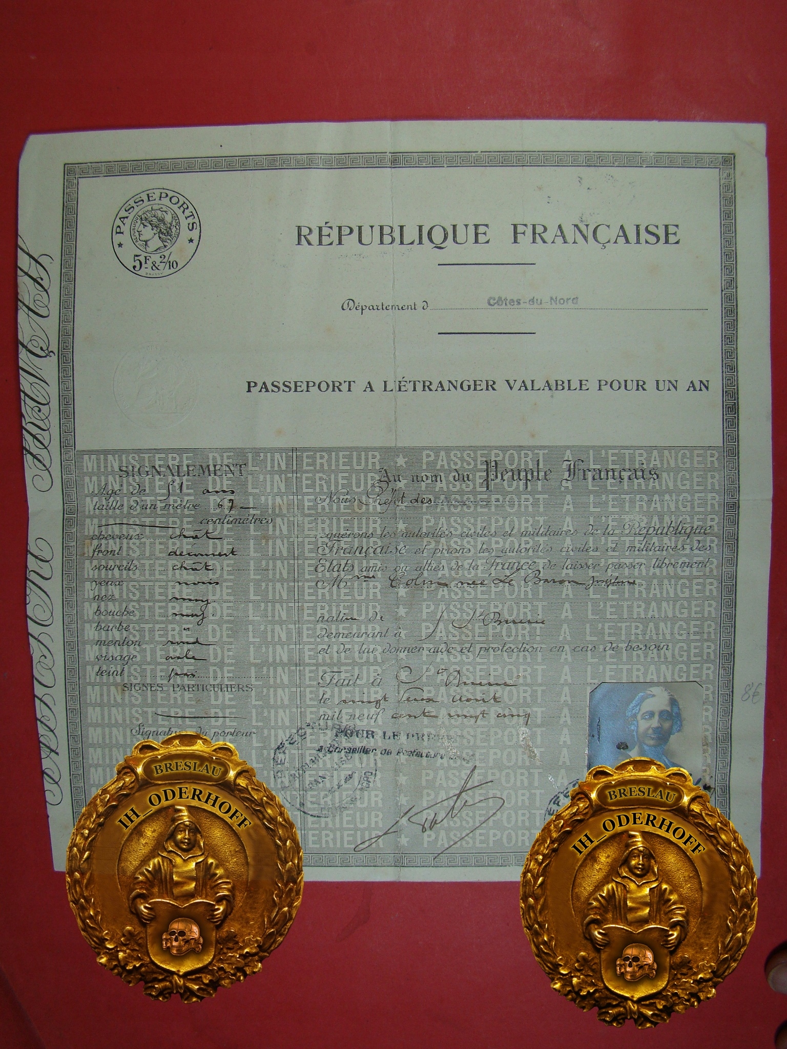 1925 R.Francaise=Passeport Lux Express U426