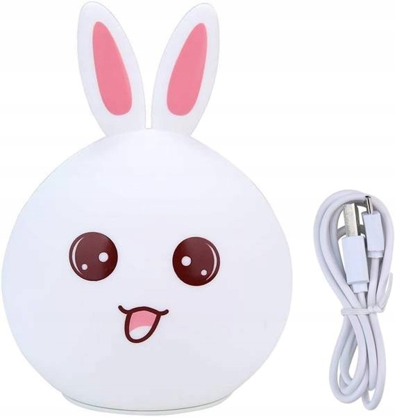 

Lampka Nocna Dla Dzieci Królik Led Silikon