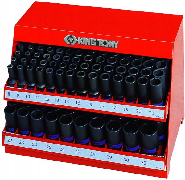 SKRZYNKA EKSPOZYCYJNA Z ZESTAWEM NASADEK UDAROWYCH