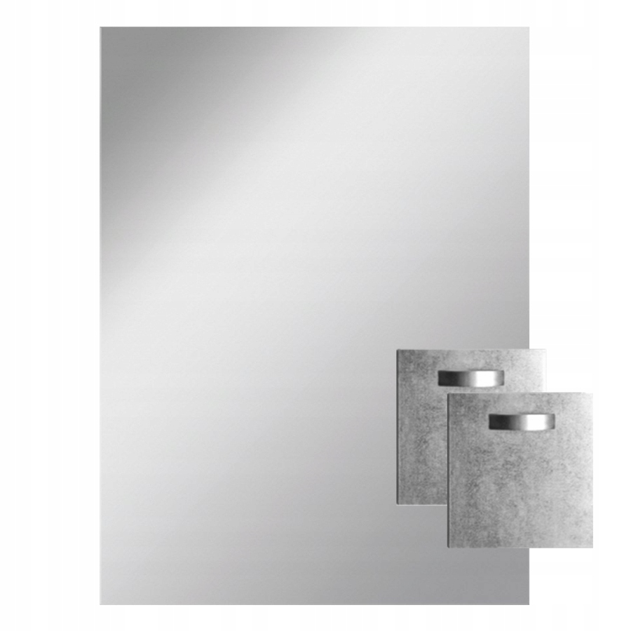 Lustro MCJ ścienne Tafla 45x70 cm + 2 zawieszki