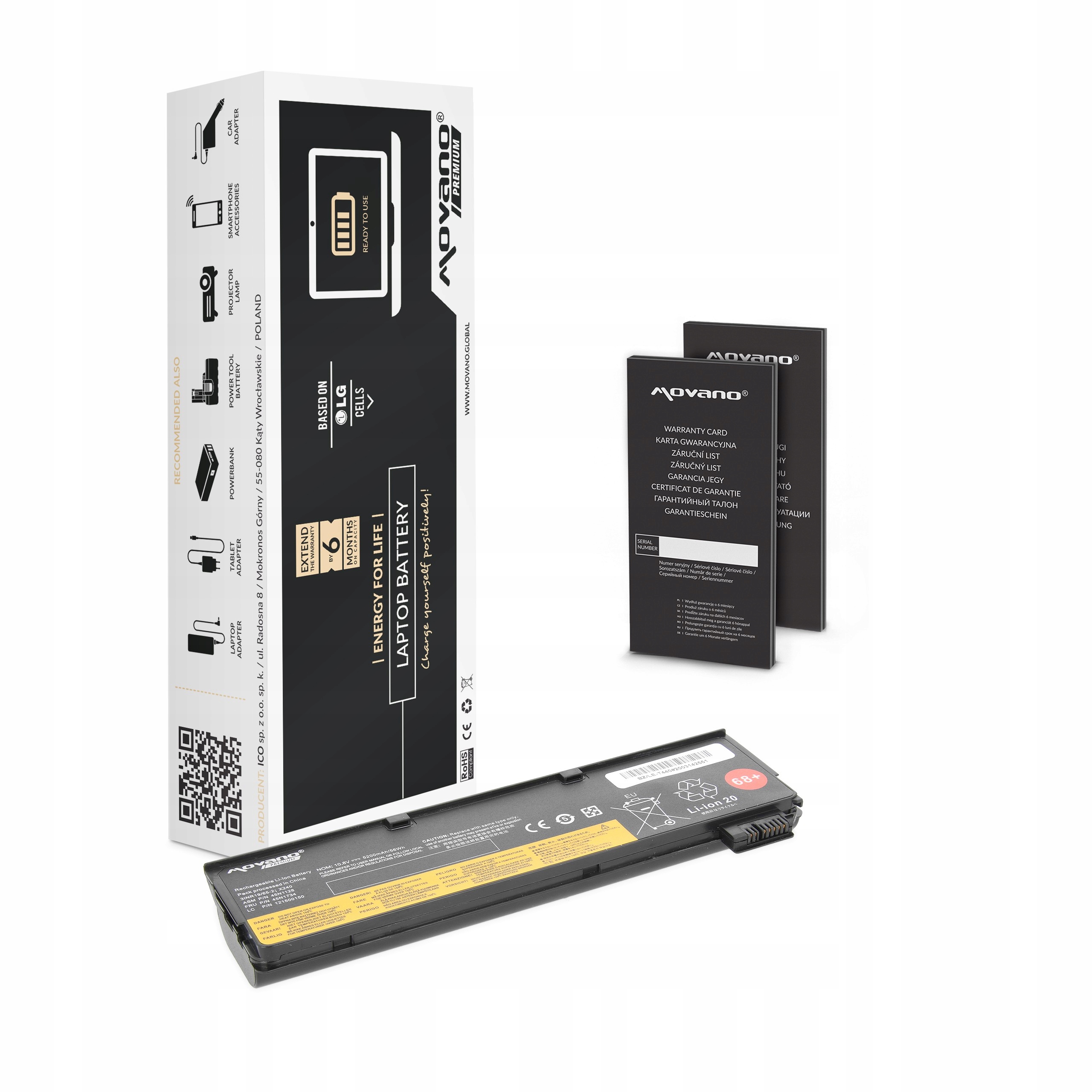 Batéria Movano Premium pre Lenovo T440, X240
