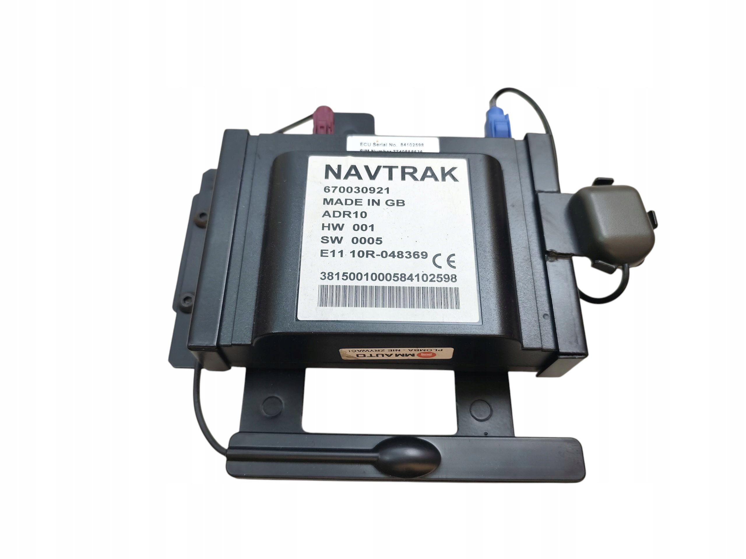 control unit module navigation devices NAVTRAK MASERATI GHIBLI III 670030921