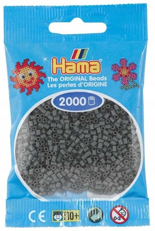 

Koraliki Hama Mini 2000 501-71 Ciemny Popielaty