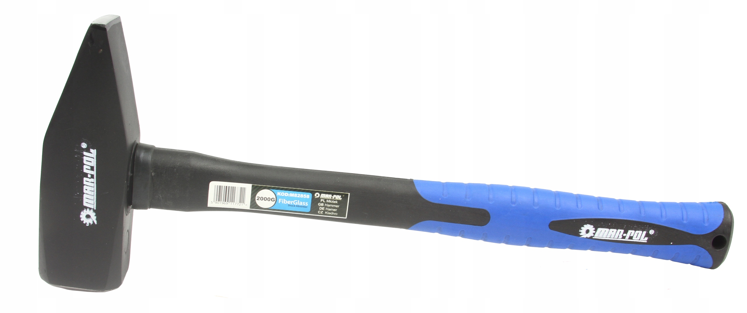 MŁOTEK ŚLUSARKI MŁOTKI FIBERGLASS 2000g MAR-POL Marka Mar-Pol