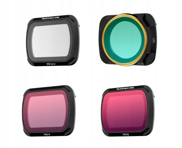 Sada 4 filtrů Cpl ND4 ND8 Mcuv Dji Mavic Air 2