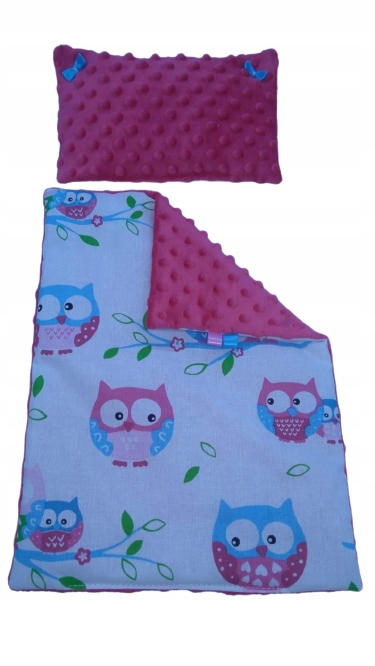 KOMPLET POŚCIELI DLA LALEK BOBAS, BORN. KOŁDERKA I PODUSZKA DLA LALKI