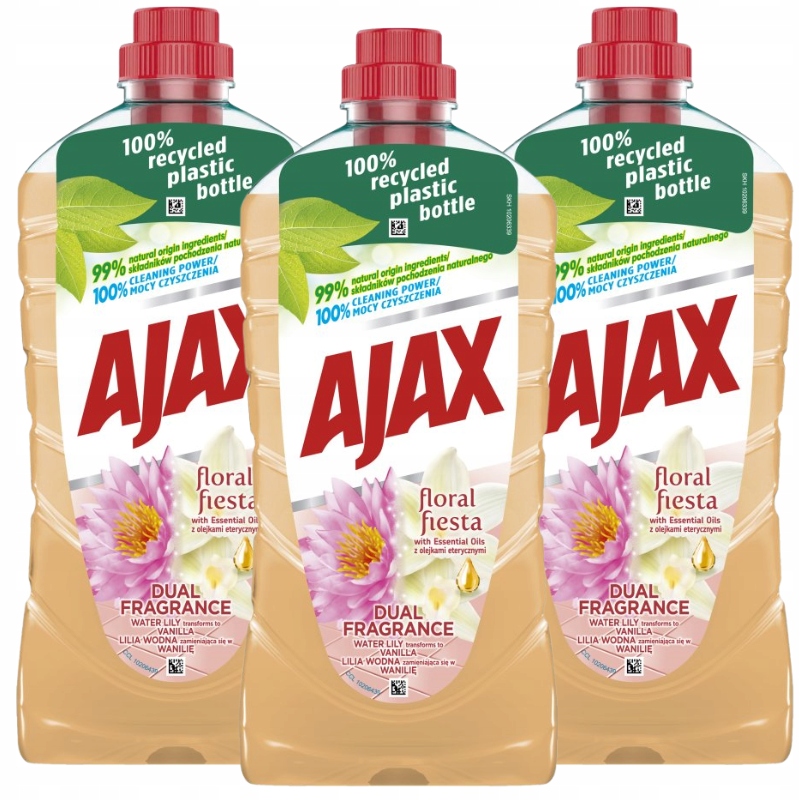 

Ajax Płyn Uniwersalny Lilia i Wanilia 3 x 1L