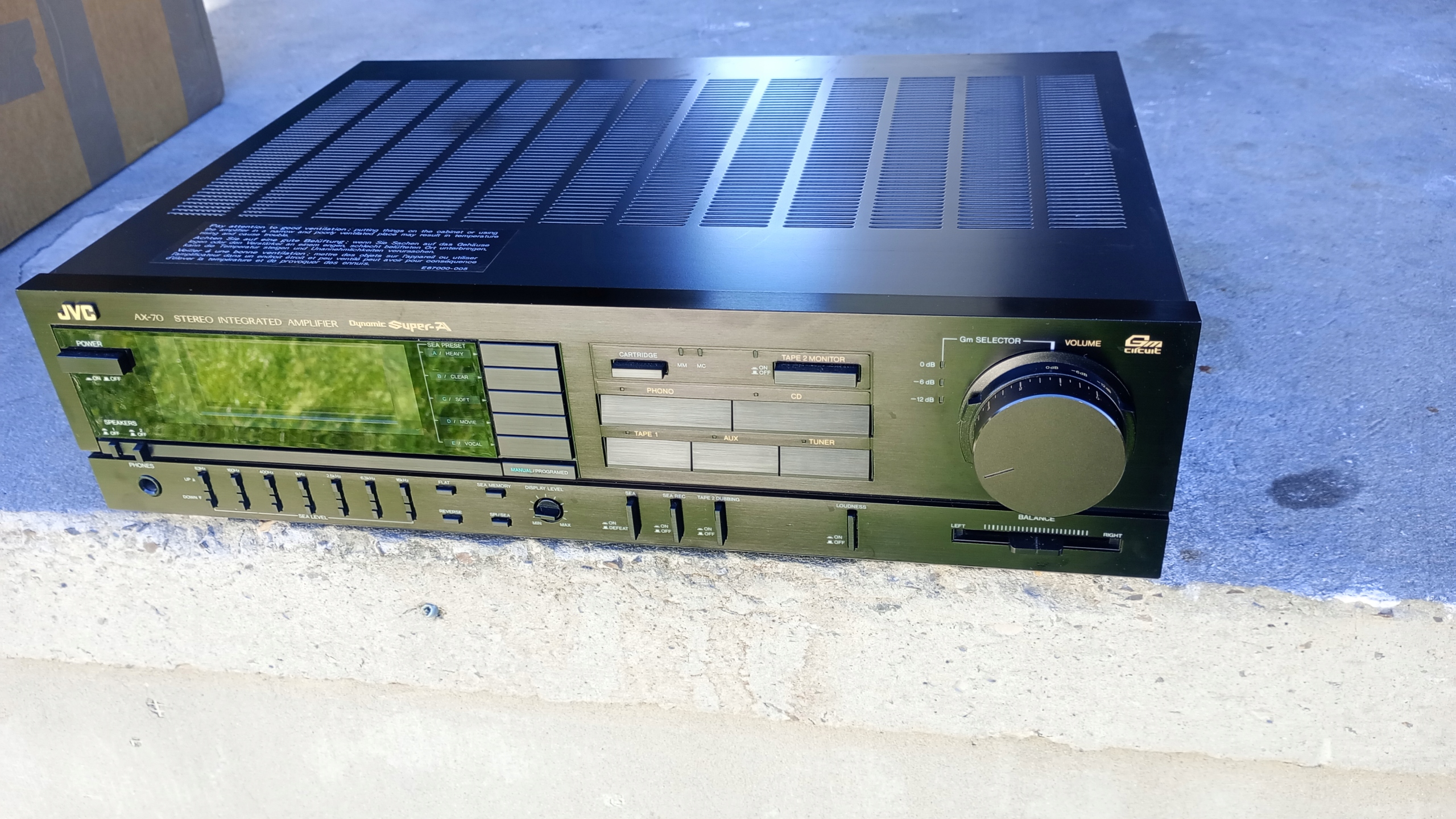 JVC AX-70 стерео усилитель, эквалайзер