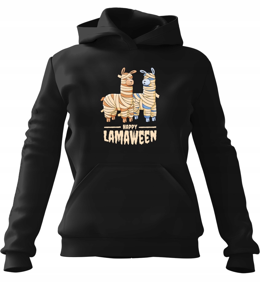 pánská mikina s kapucí Lamaween Černá 2XL pro muže, muže a muže