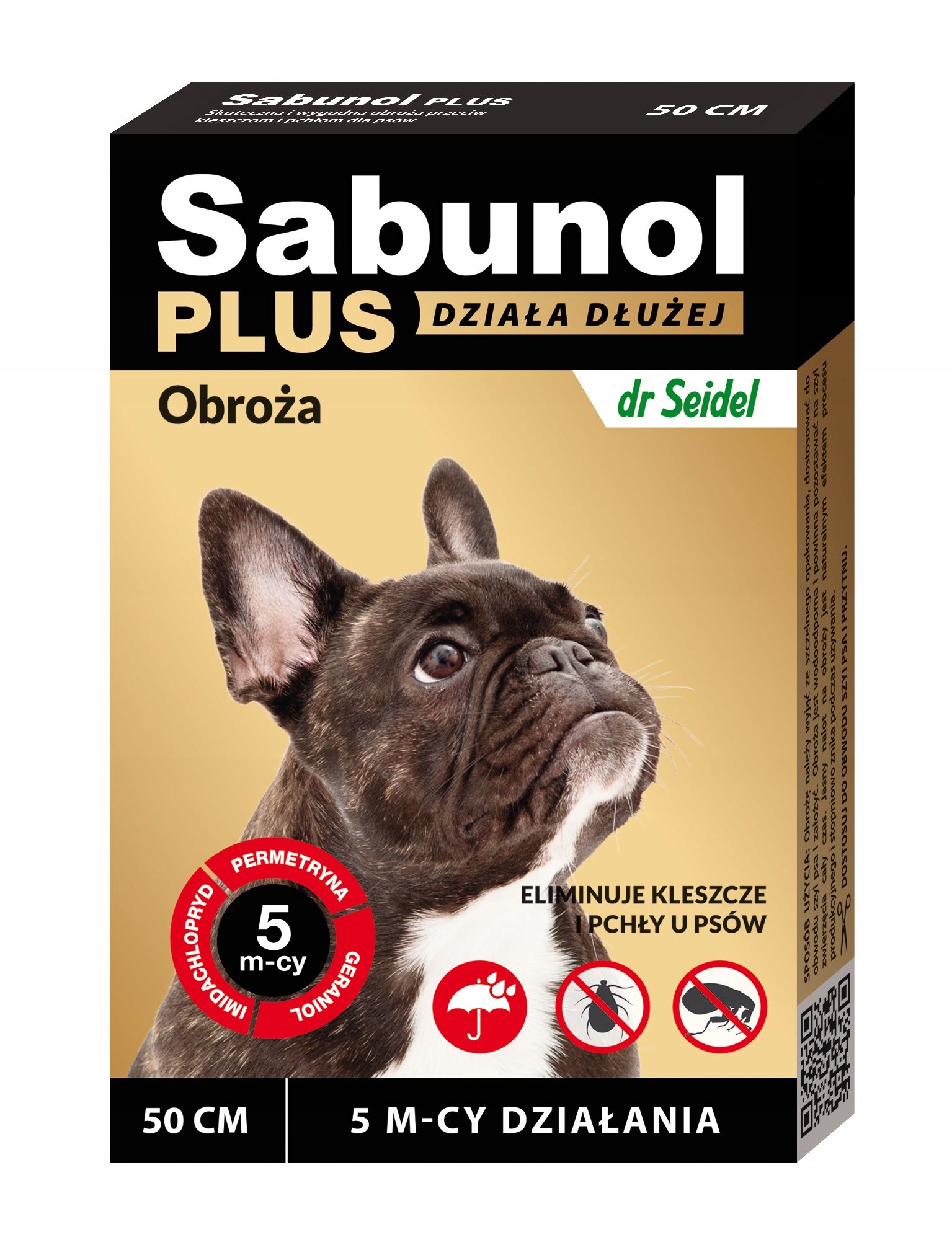 

Sabunol Plus obroża na pchły i kleszcze 50 cm
