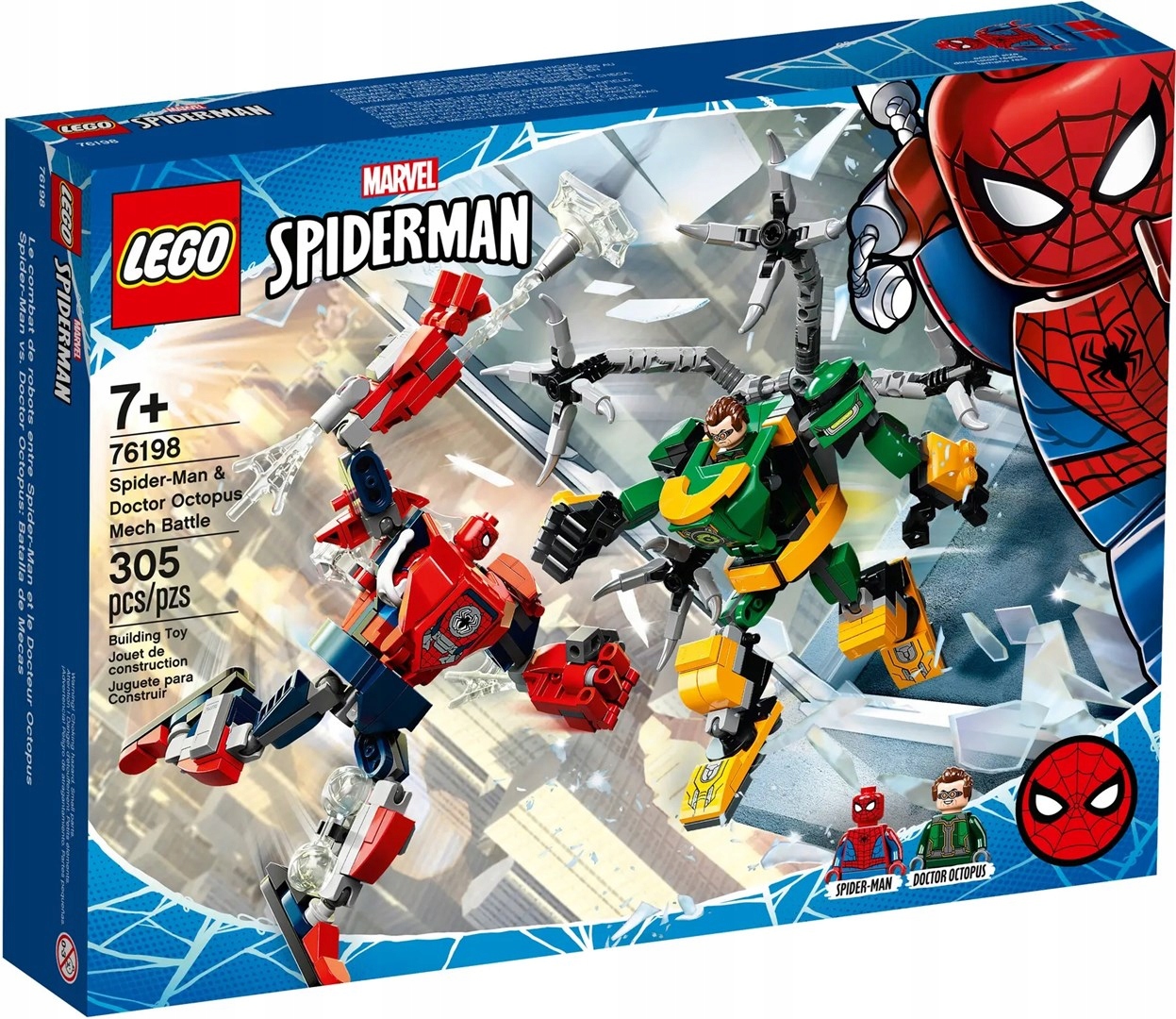 Lego 76198 Marvel Heroes Bitva mechů Spider-Mana a Doktora Octopuse