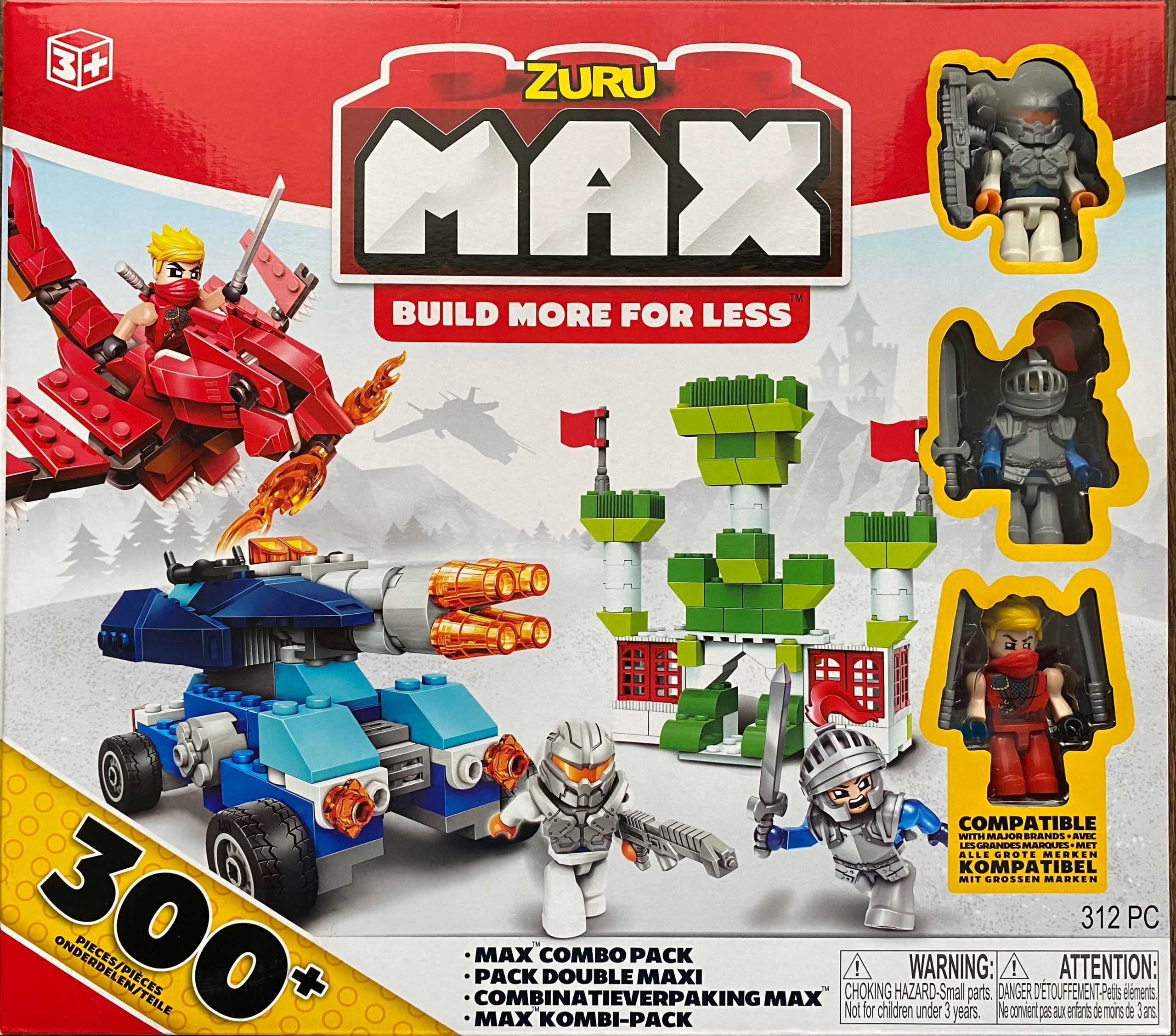 

Zuru Max Klocki Konstrukcyjne 3 Figurki 312 el.