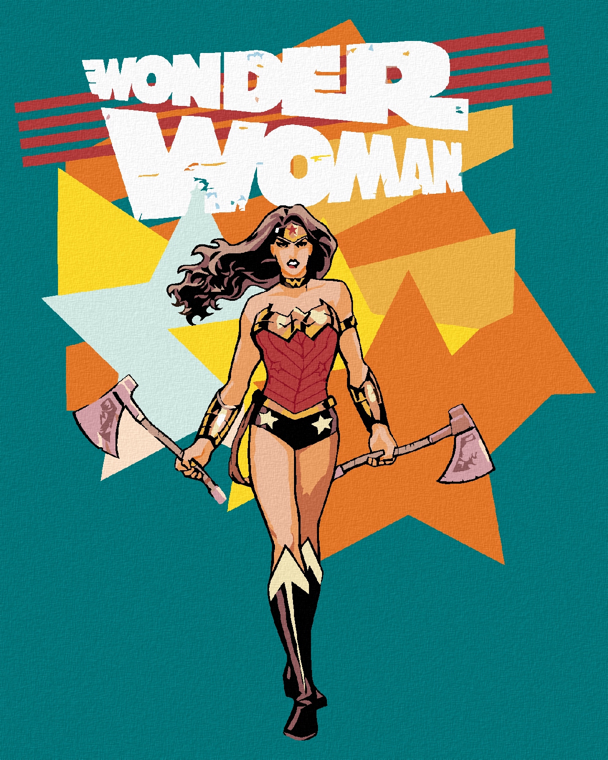 Malování podle čísel Wonder Woman na rámu Zuty