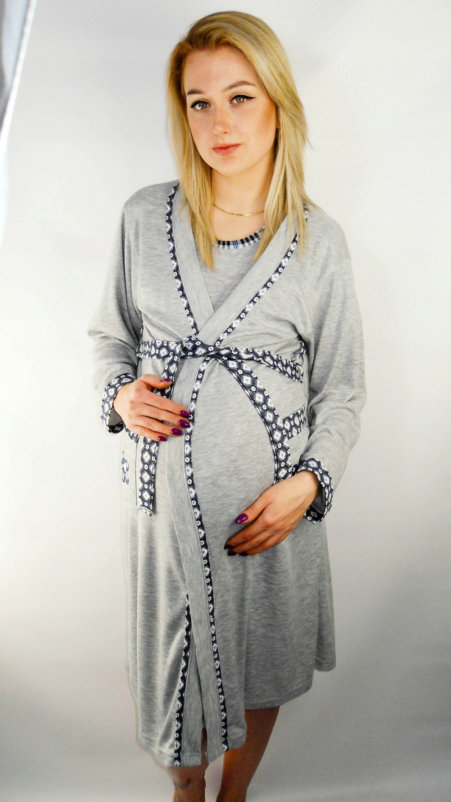 SZLAFROK ______ CIĄŻOWY _______ BAWEŁNIANY _____ L Długość inna