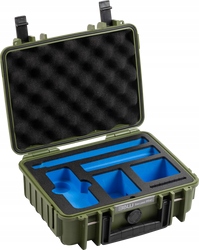 Profesionální kufr B&w pro kameru s příslušenstvím Insta360 X4 X5 Khaki