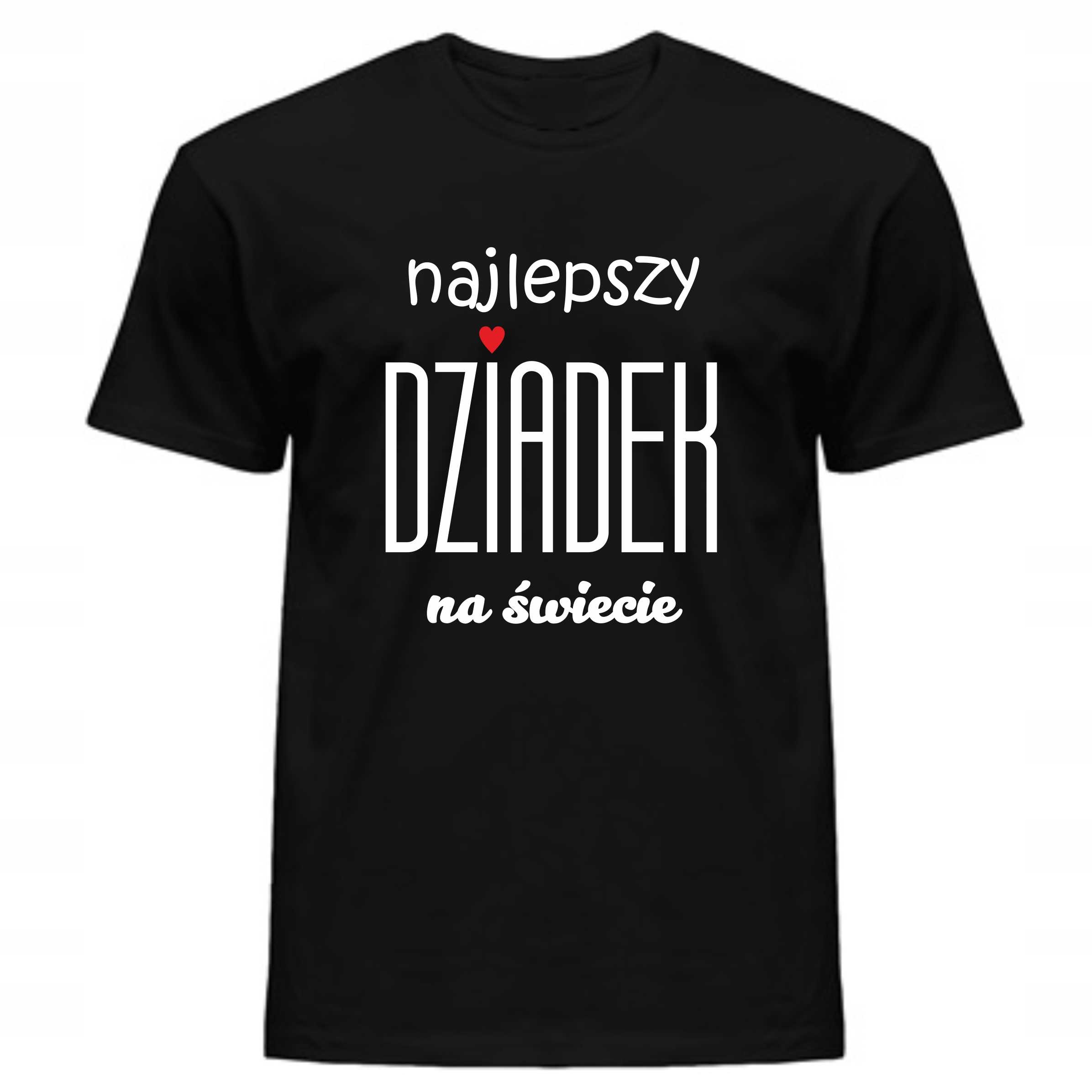 

Prezent Na Dzień Dziadka Tshirt Najlepszy Dziadek