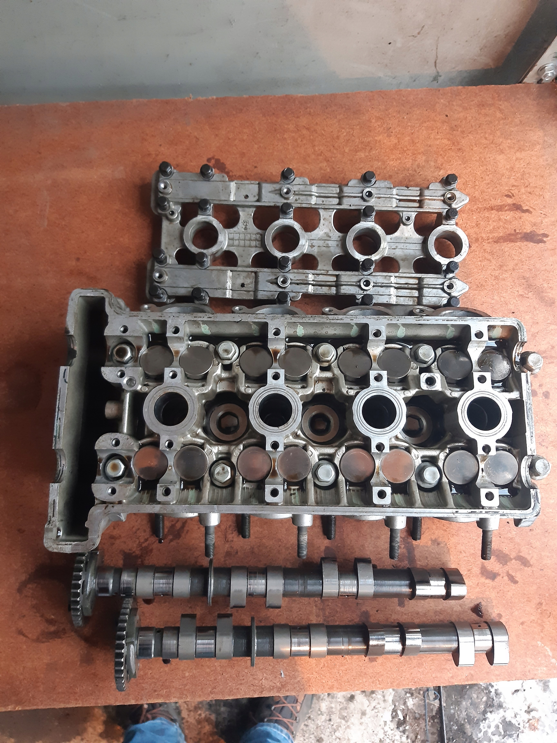 R56345rft - Yamaha R6 rj01 rj03 бойова головка клапани