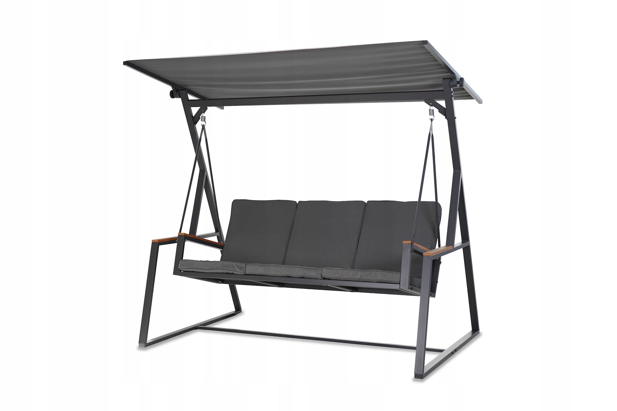 HUŚTAWKA OGRODOWA LUX linia PREMIUM BUJANA Z DASZKIEM Linia Nowoczesna