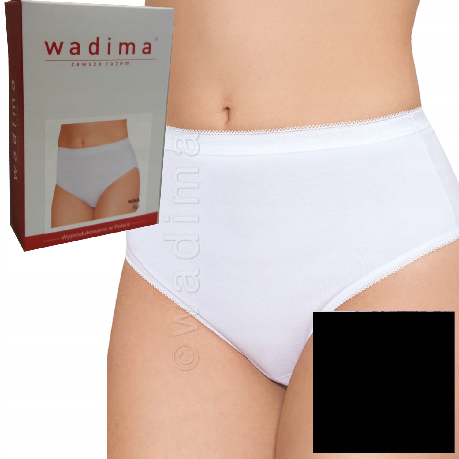 

Wadima majtki figi pełne Nina bawełna czarne