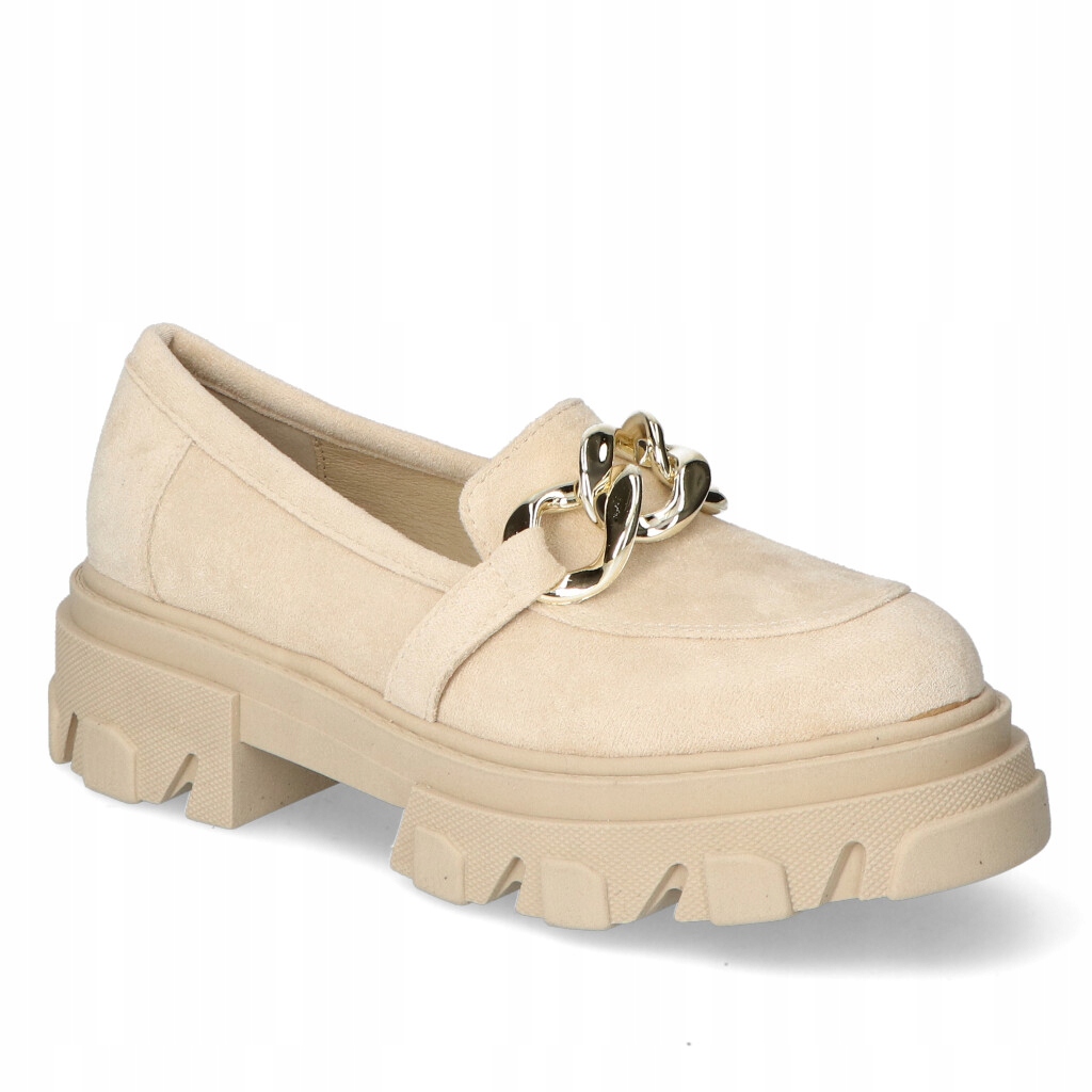 Mokasíny For-But Dámské Světle béžové Semišové 38