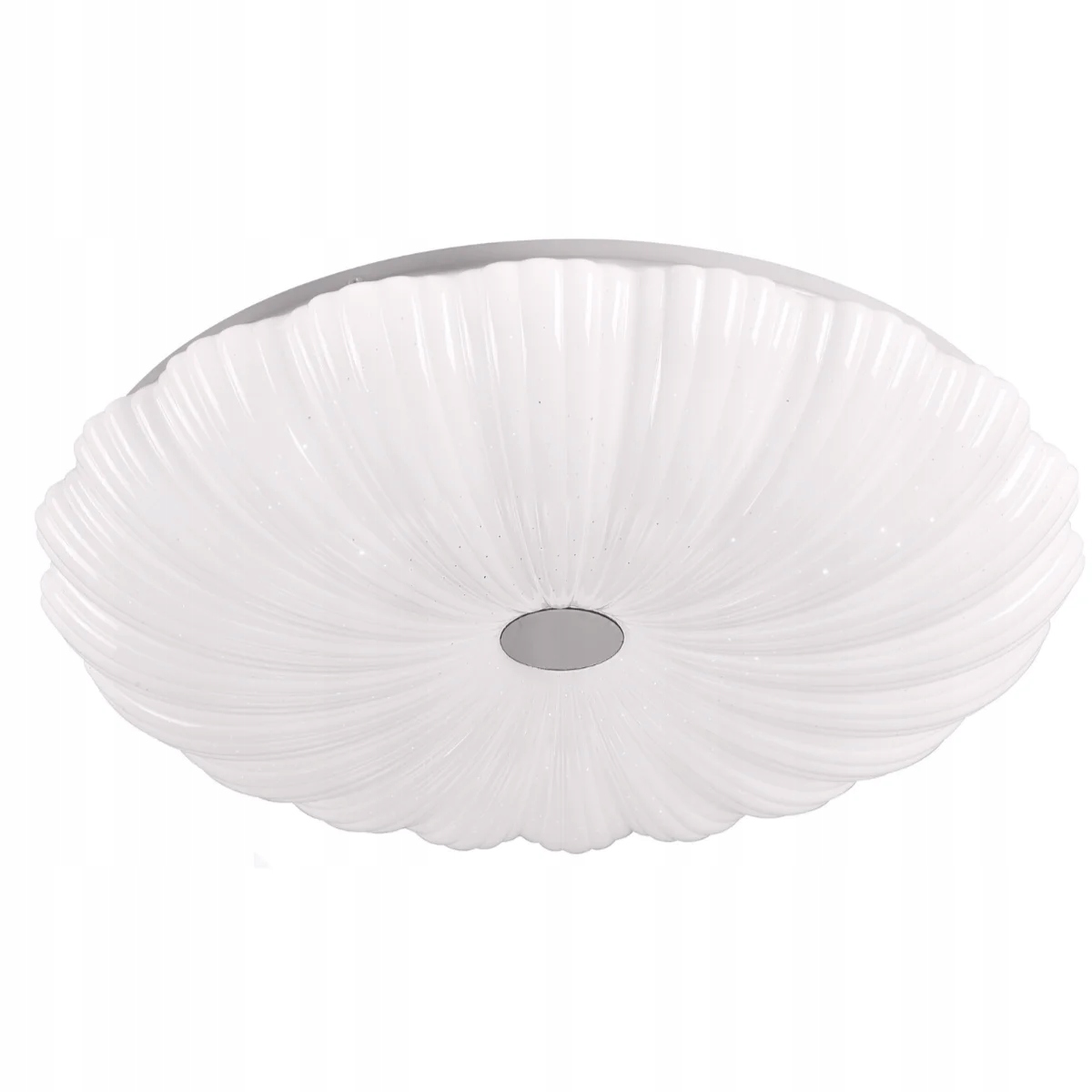 Polux Stropné Svietidlo Led 48cm 8000lm 72W s diaľkovým ovládaním Flower Okrúhly Biely