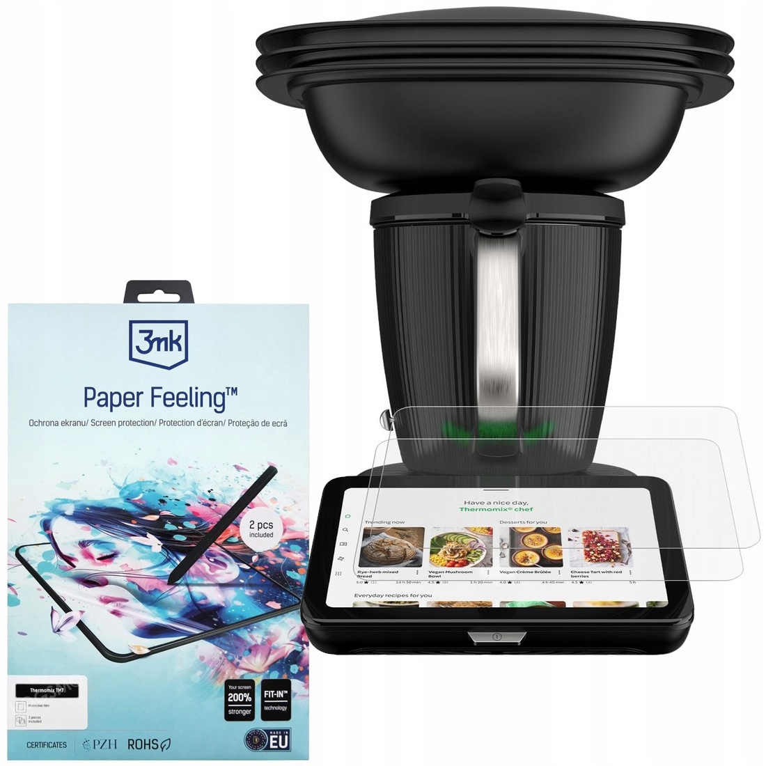 2x Fólie na displej Thermomix TM7, 3mk, Matná, antireflexní