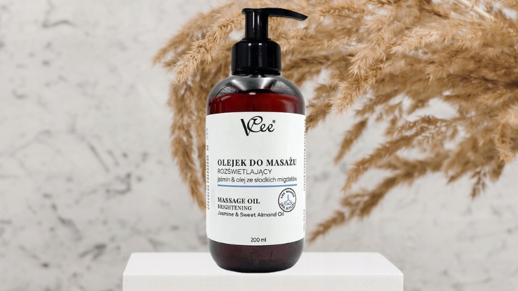 OLEJEK DO MASAŻU ROZŚWIETLAJĄCY JAŚMIN&OLEJ ZE SŁODKICH MIGDAŁÓW VCEE 200ML EAN (GTIN) 5904310204255
