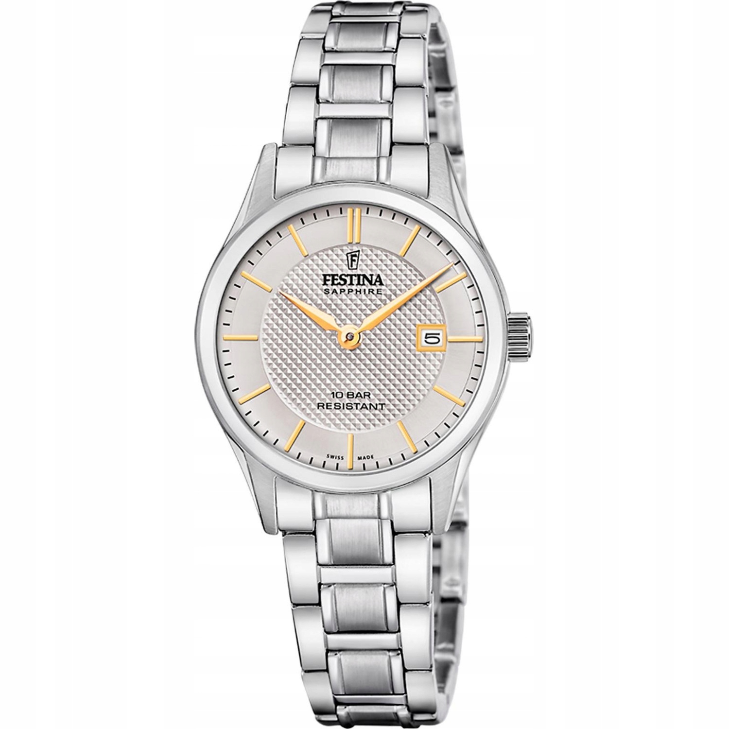 Pánské Hodinky Festina F20068-4 stříbrný náramek