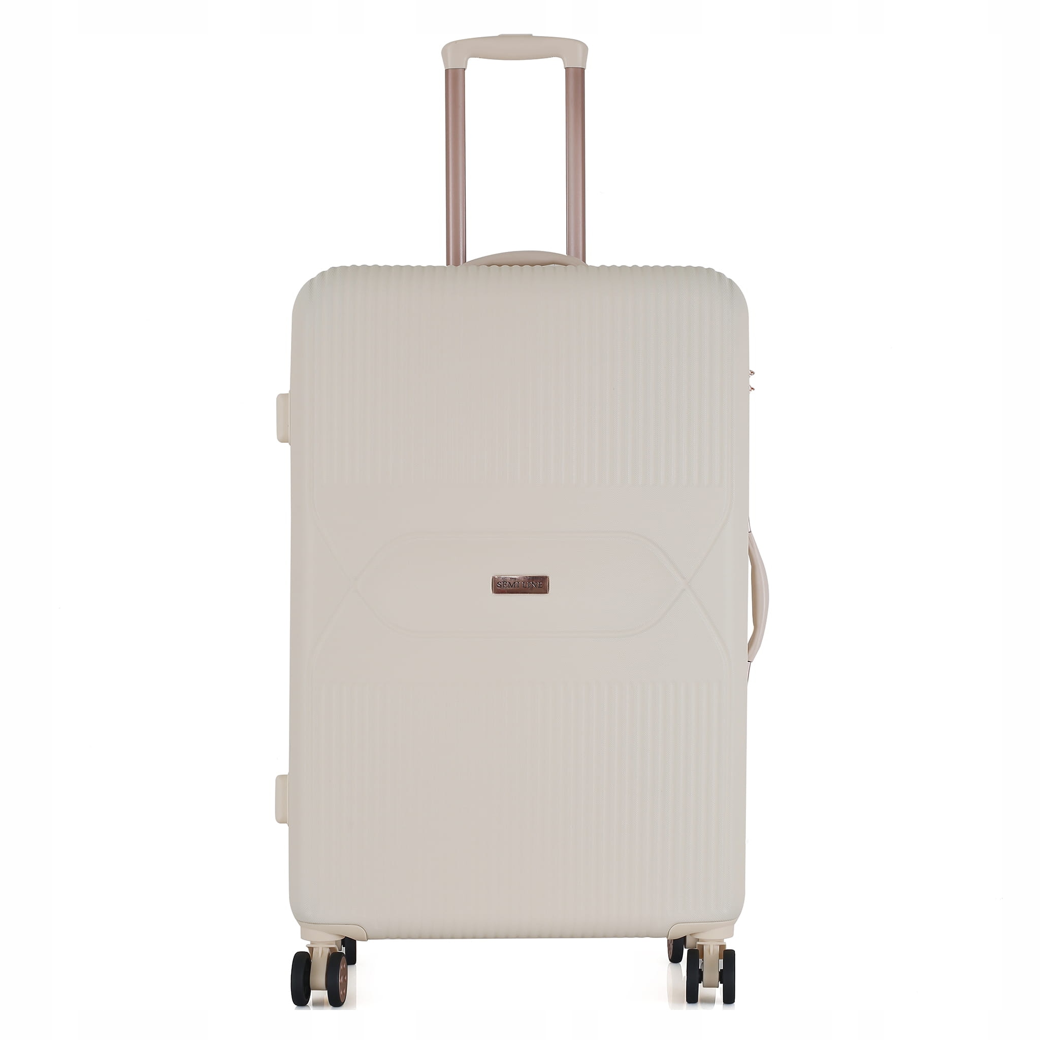 Velký tvrdý kufr 28" Abs Semi Line T5786-3 je odolný, lehký a prostorný
