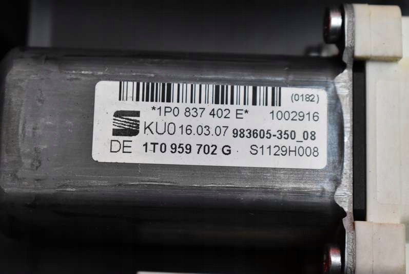 window regulator right front EU 1P0837402E SEAT LEON 2 II 05-09
