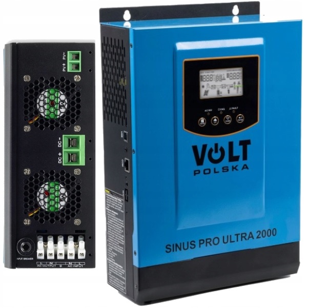 Zestaw Solarny Fotowoltaiczny 2000w Panel Bateria 100Ah Przetwornica 230v Marka Volt Polska