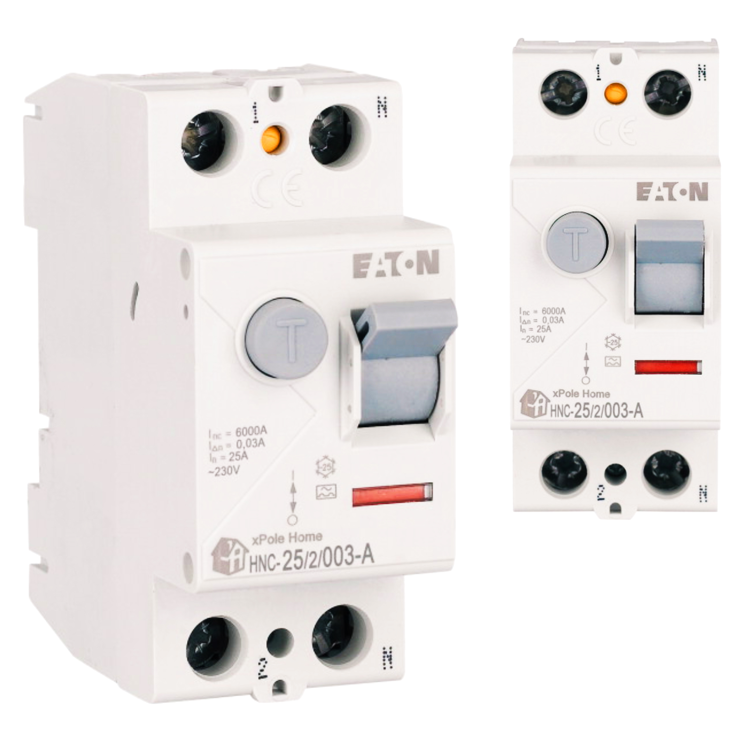 Prúdový chránič 2P 25A 0,03A typ A xPole Home HNC-25/2/003-A