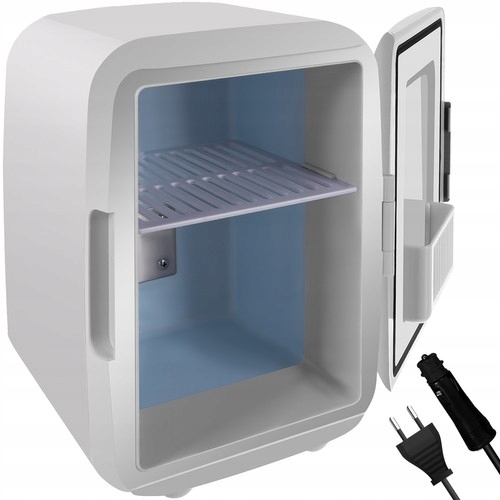 Mini Přenosná Lednička 4 Litry 12V 230V Led Osvětlení Zrcadla
