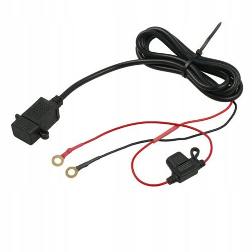 6955276386416 - 12V / 24V USB Car Motorcycle Charger Power Socket Ad