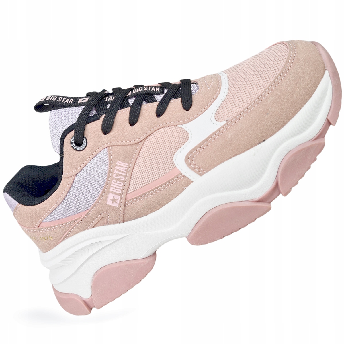 

buty damskie Big Star różowe sneakersy JJ274577 37