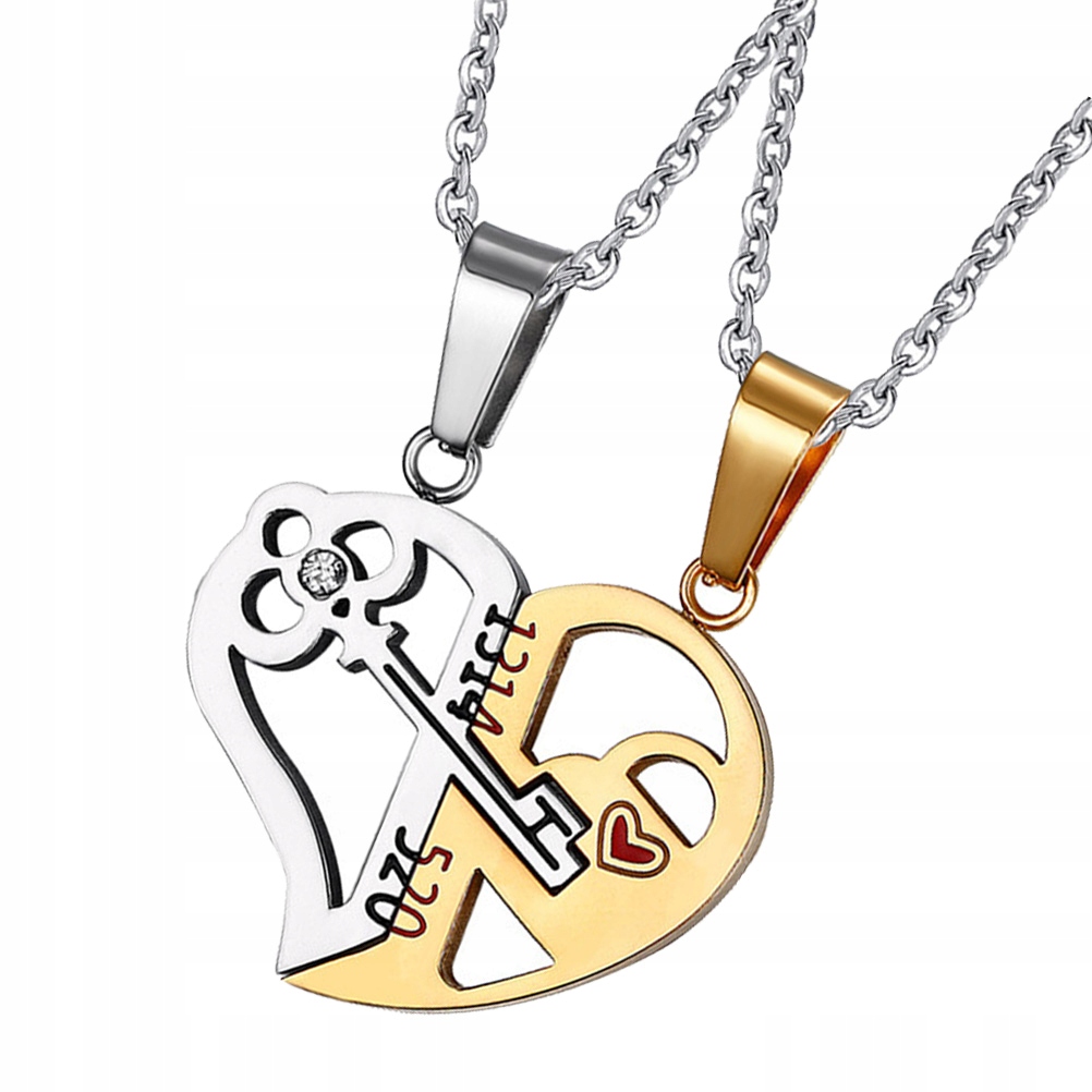 KLUCZOWY NASZYJNIK WISIOREK SERCA MIŁOŚCI PUZZLE