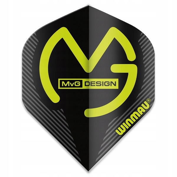 PIÓRKA WINMAU MICHAEL VAN GERWEN MVG MEGA CZARNE