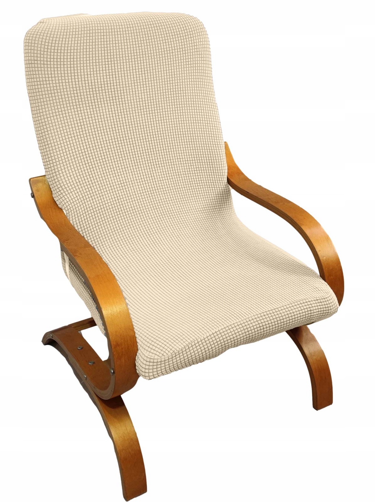 

Pokrowiec na fotel Finka Kremowy Beż żakard gruby