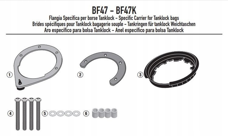 GIVI BF47 ТАНКЛОК КРЕПЛЕНИЕ BMW R 1200 RT