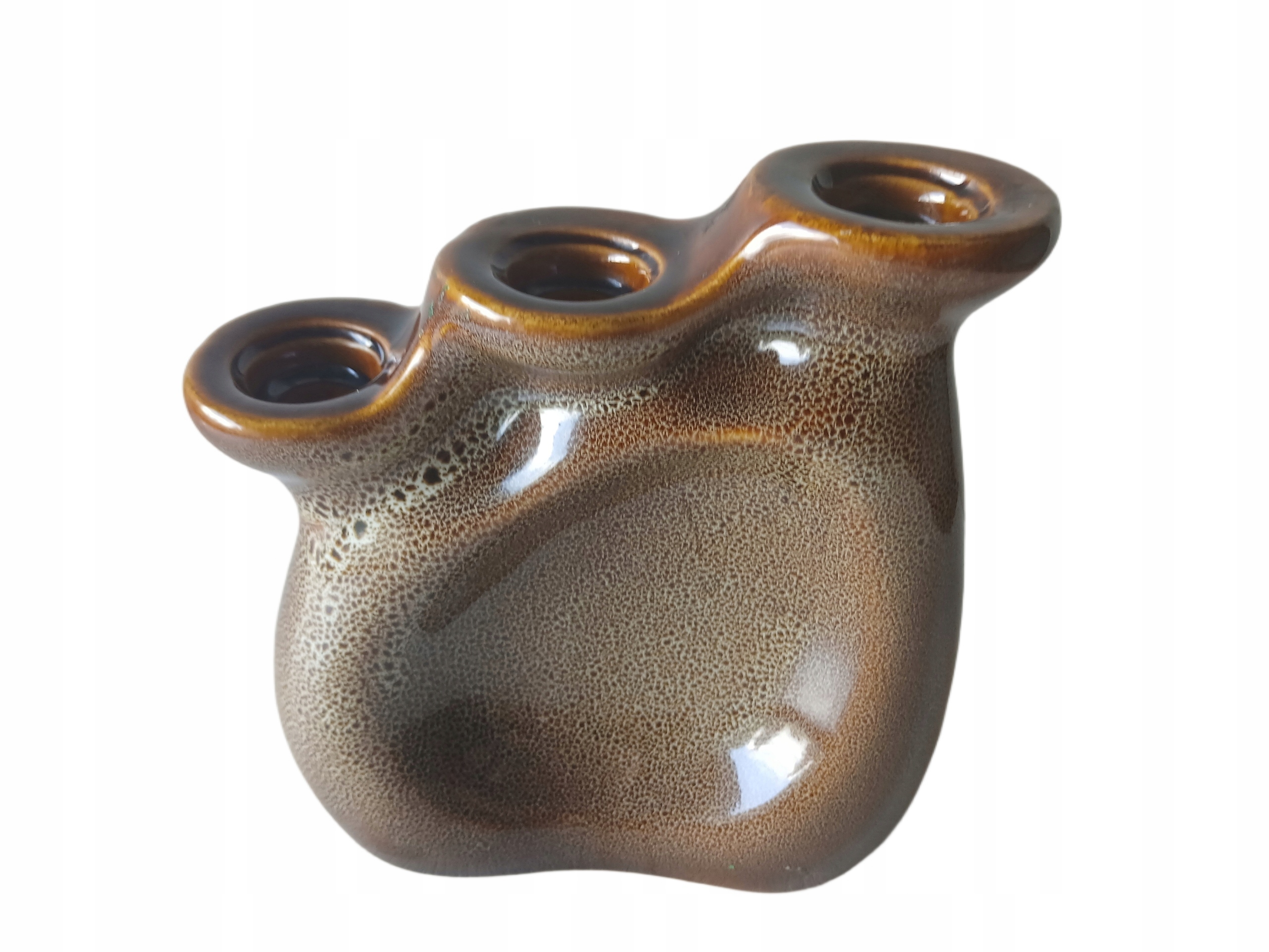 MIROSTOWICE ПОДСВЕЧНИК 3 СВЕЧИ САДУЛЬСКИЙ PRL PORCELIT VINTAGE