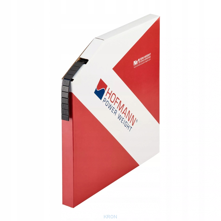 Naklejane ciężarki do felg aluminiowych Hofmann 5kg krążek czarny