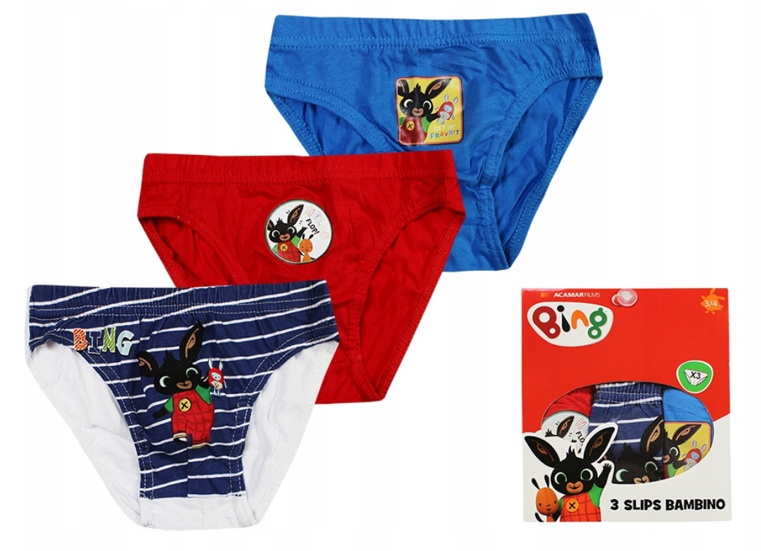 

Bing Majtki slipy 3 pack r. 110-116 cm 5/6 l.
