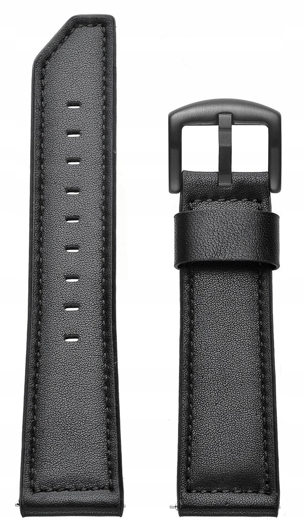 Skórzany Czarny pasek Samsung Galaxy Watch 5 (Tech-Band)