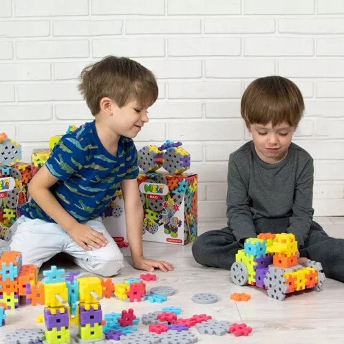 MELI Klocki Konstrukcyjne Maxi Constructor 70 sztuk Materiał plastik