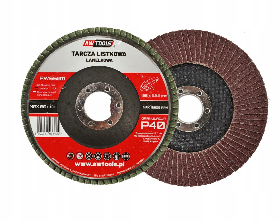 

Awtools Ściernica Listkowa 125mm P120 AW56015