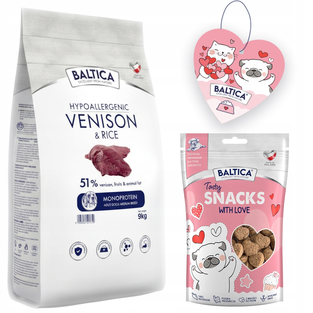 Baltica Adult Venison & Rice Dziczyzna Z Ryżem M 9kg Srednie Rasy