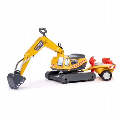 Koparka z Przyczepą i Akcesoriami Falk Builder