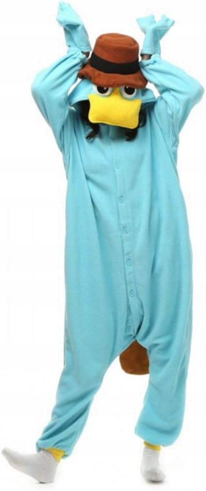PIŻAMA UNISEX PEPE PAN DZIOBAK CM COSPLAY JESIEŃ ZIMA ONESIE KOMBINEZON