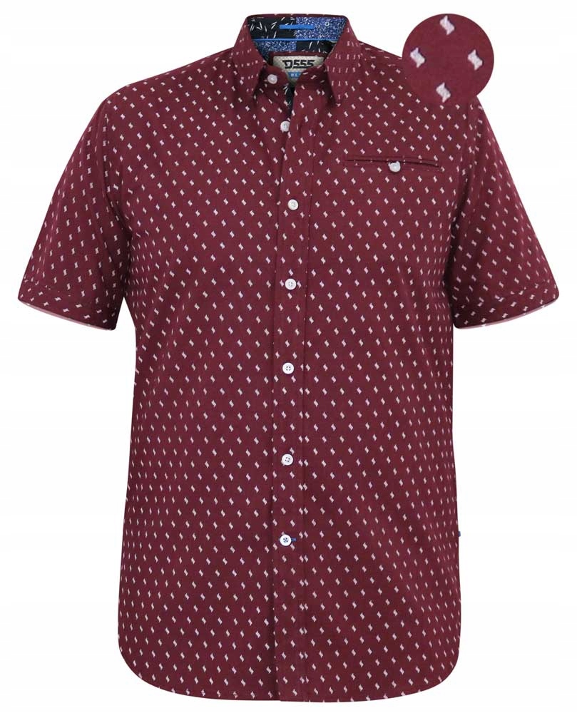 Duke D555 Velké Rozměry Košile Casual Bavlna 3XL 148 cm
